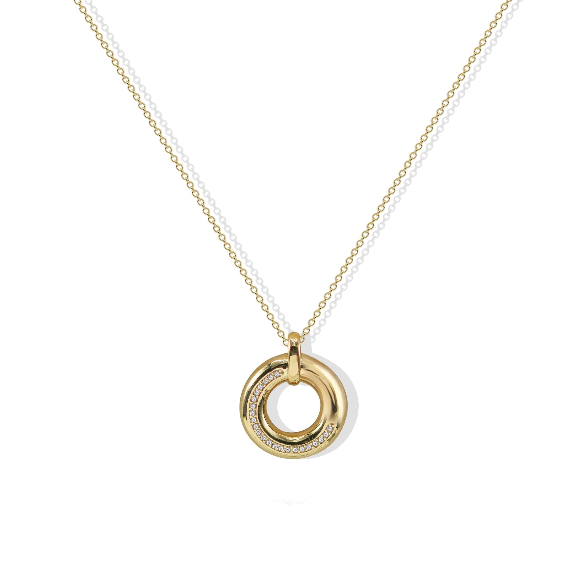 THE SMALL CIRCLE PENDANT NECKLACE