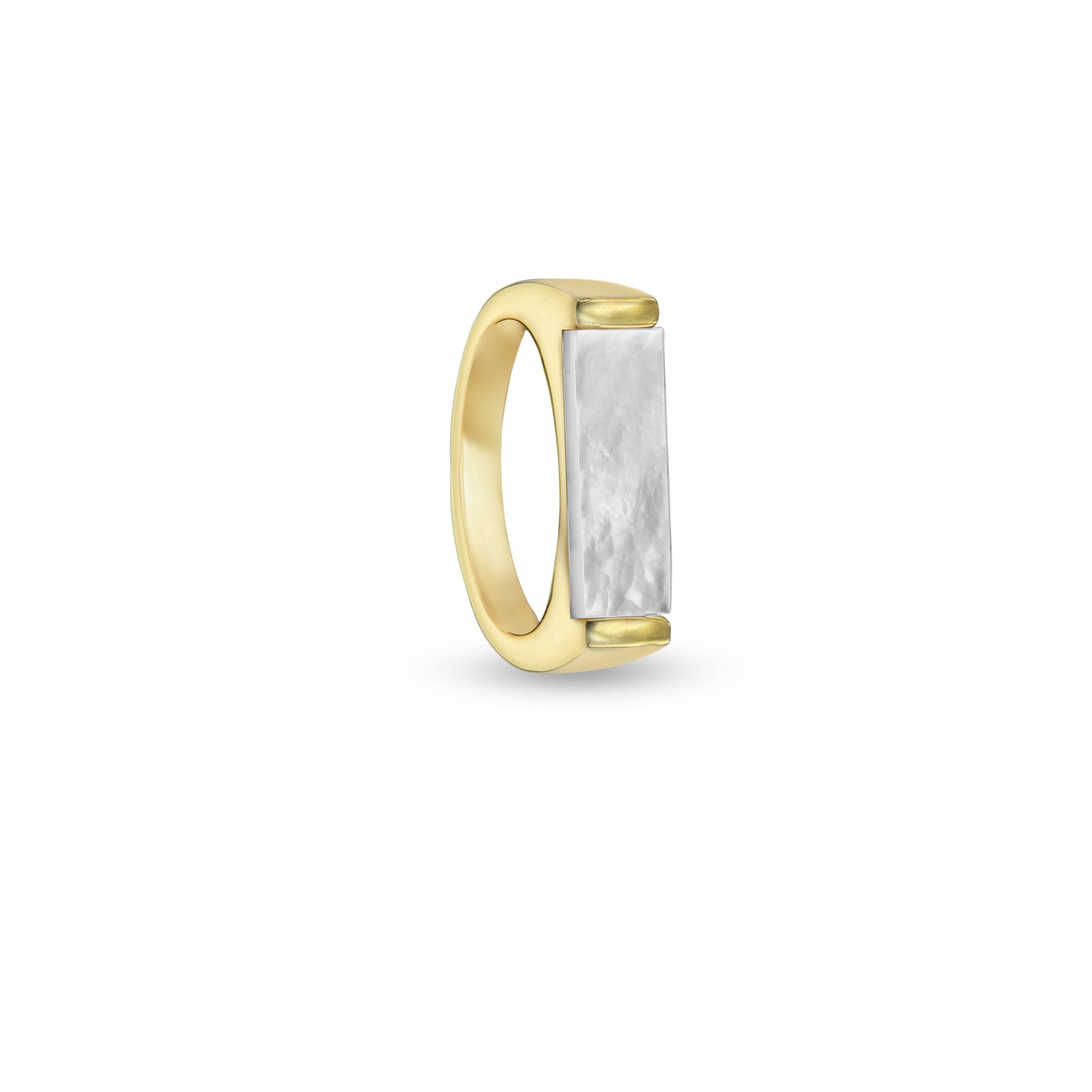THE ELLE MOTHER OF PEARL RING