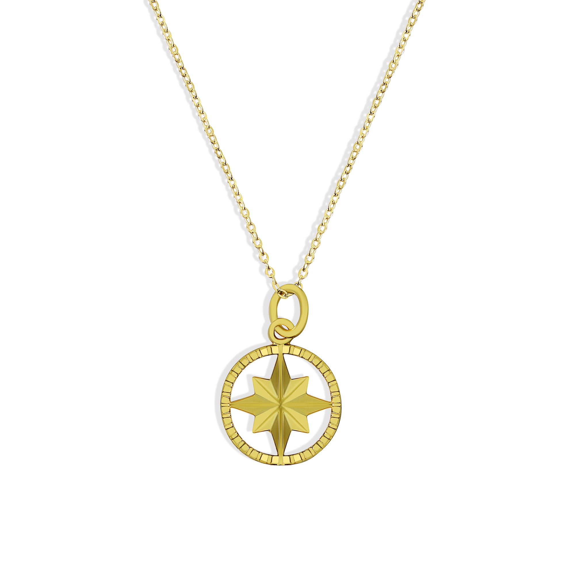 THE  COMPASS STAR PENDANT NECKLACE