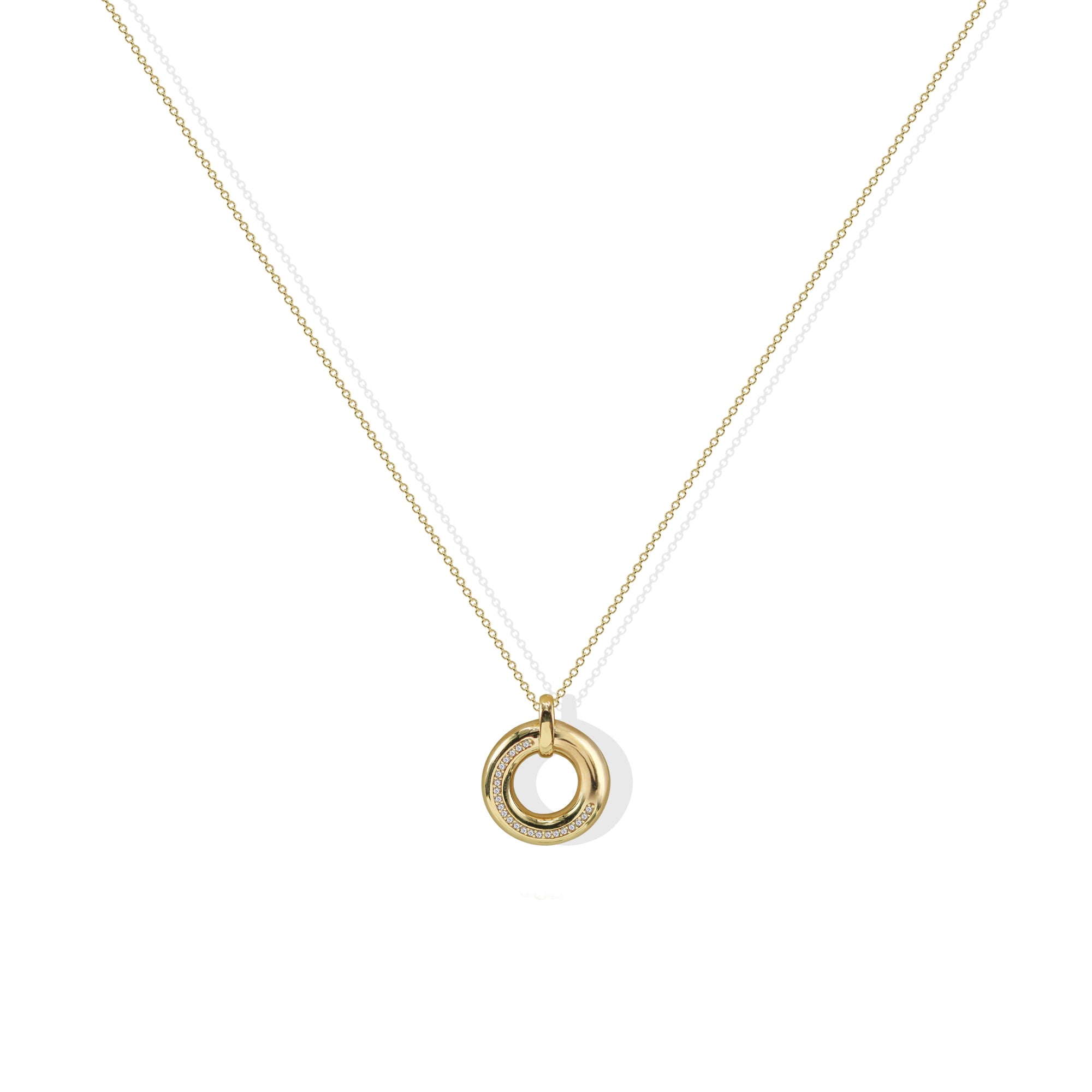 THE SMALL CIRCLE PENDANT NECKLACE