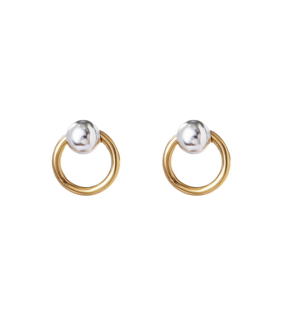 THE TWO TONE DOOR KNOCKER HOOP