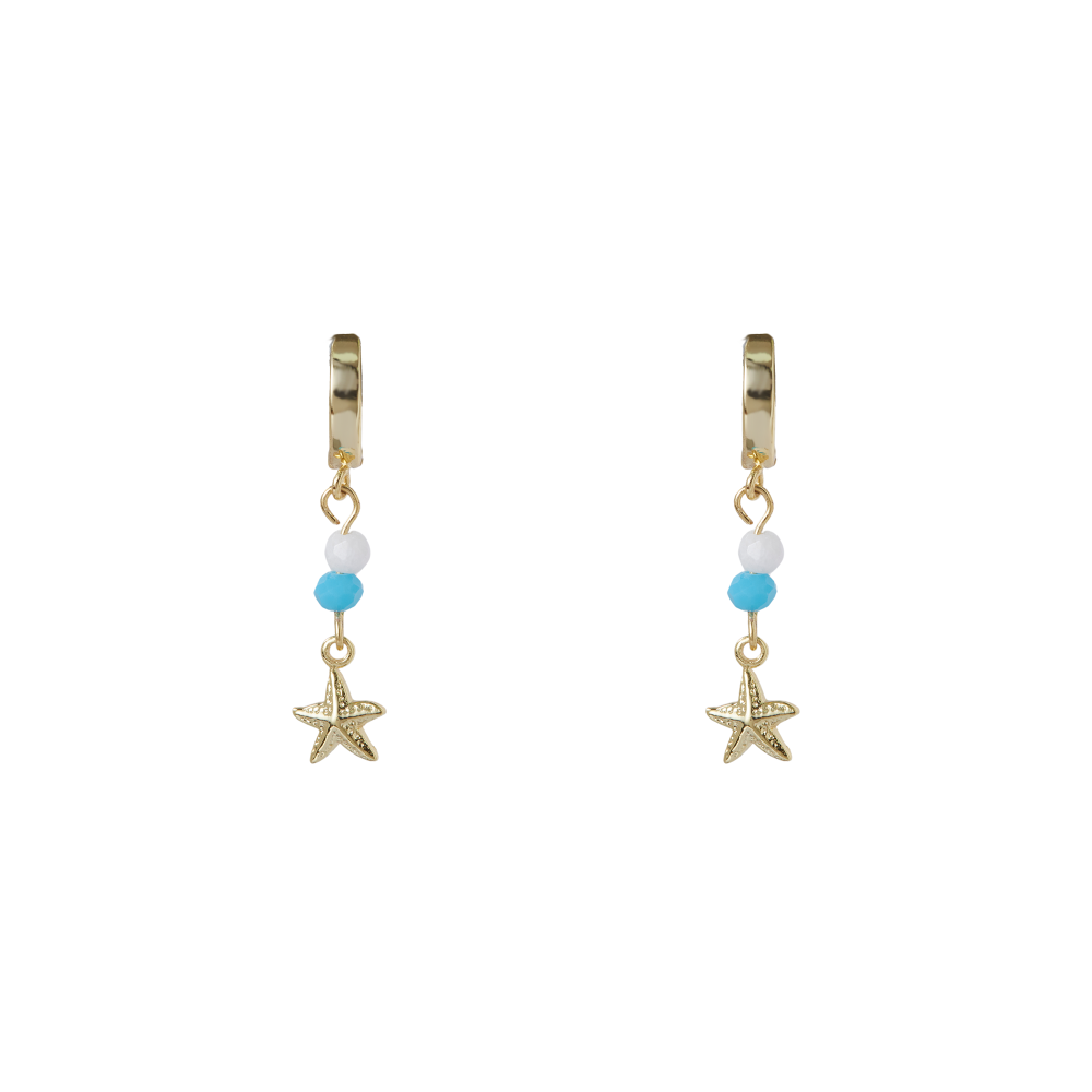 THE STAR FISH DROP EARRING