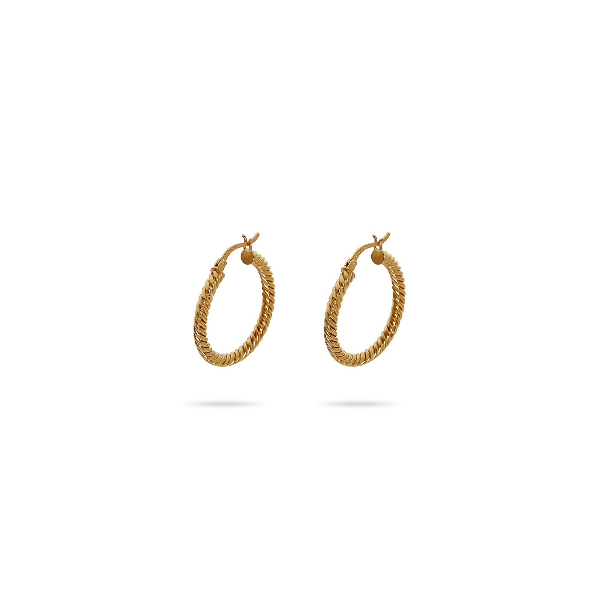THE ESSENTIAL ROPE HOOP EARRING