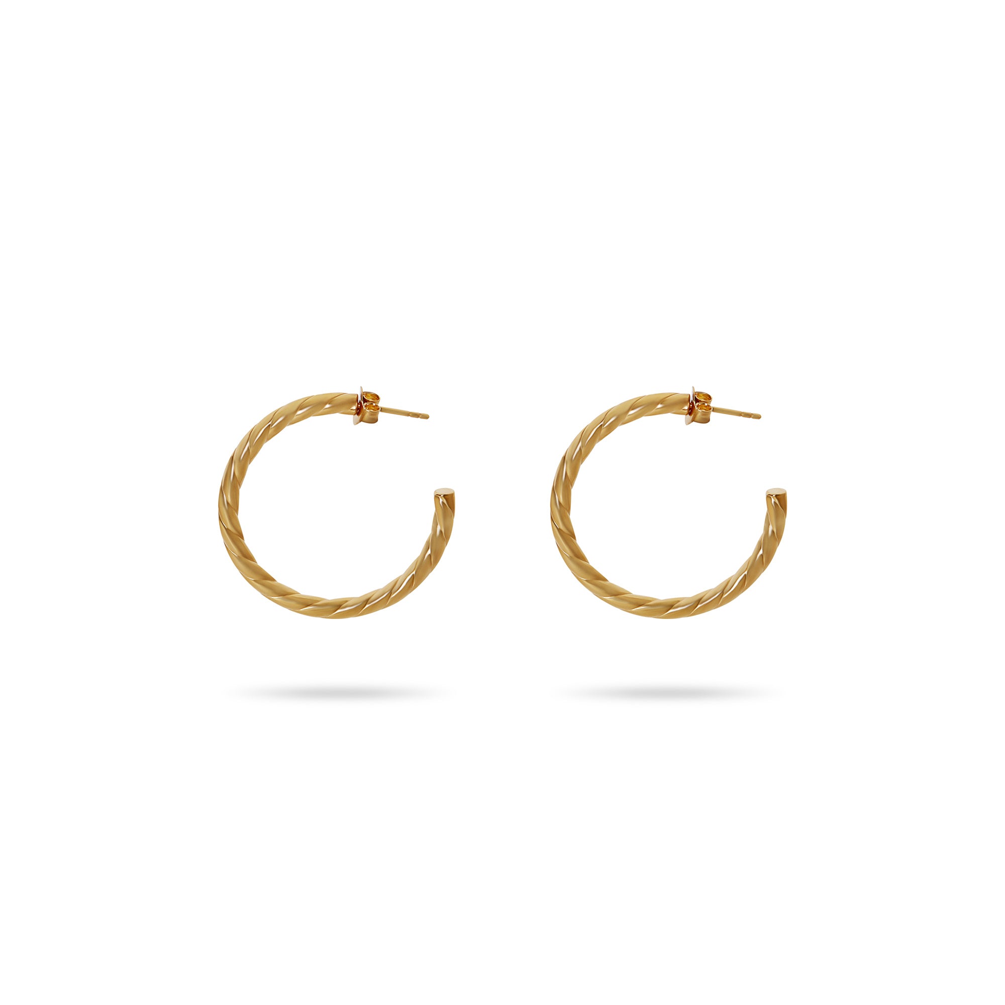 THE TWISTED HOOP EARRING
