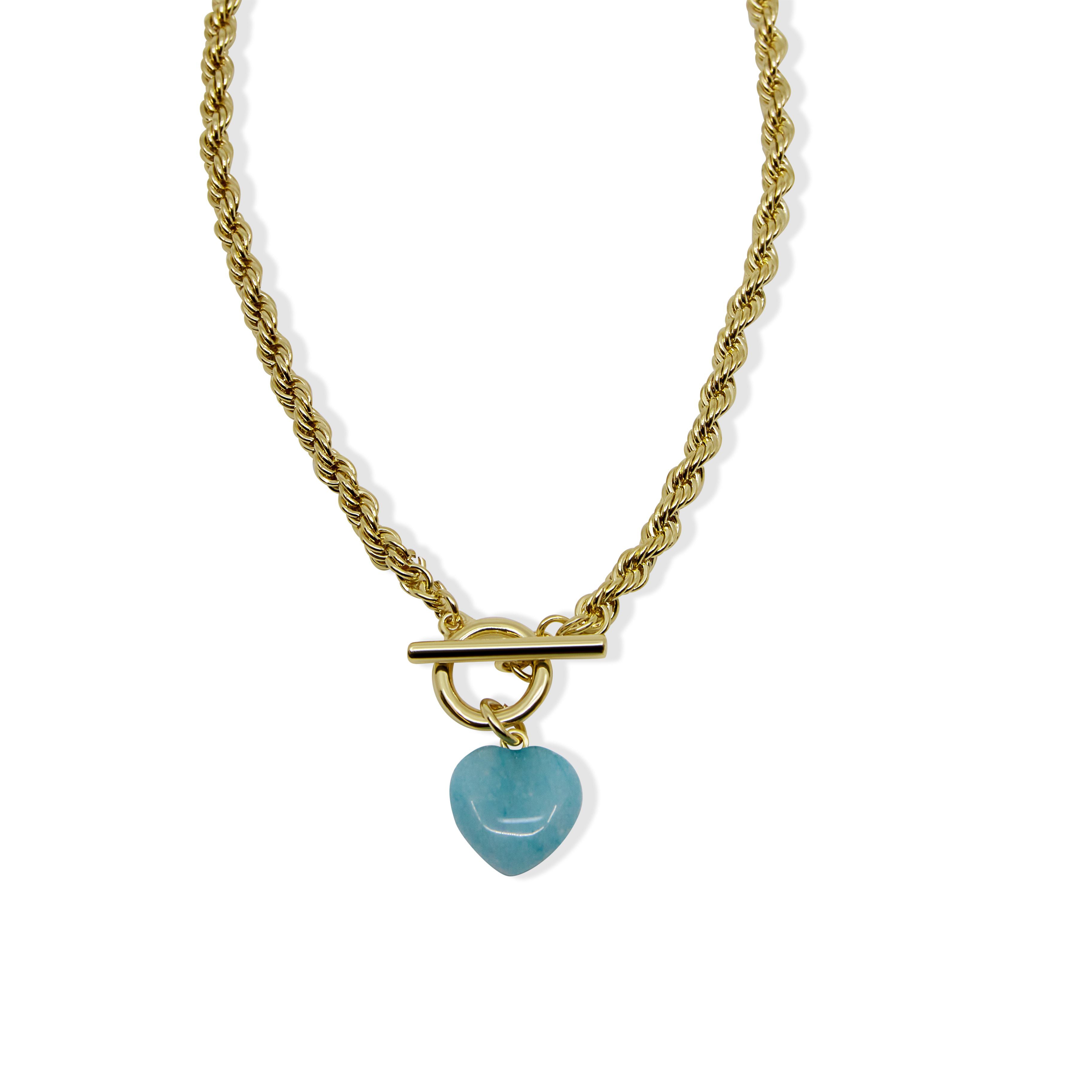 THE AQUA AMOUR ROPE NECKLACE
