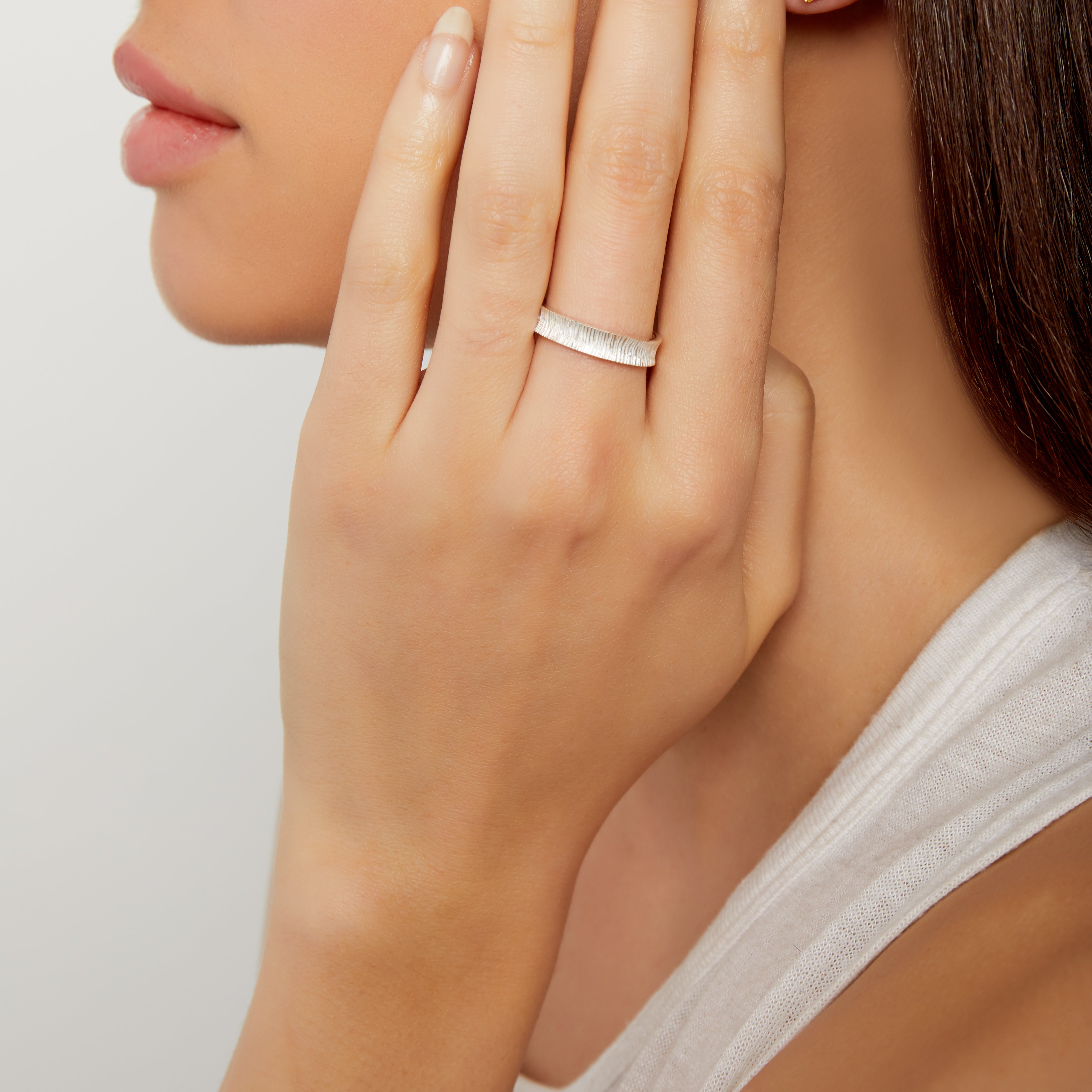 THE TEXTURED BAND RING