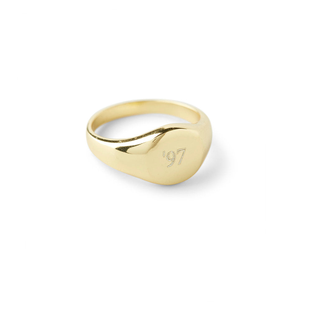 The Personalized Signet Ring Gold / 6