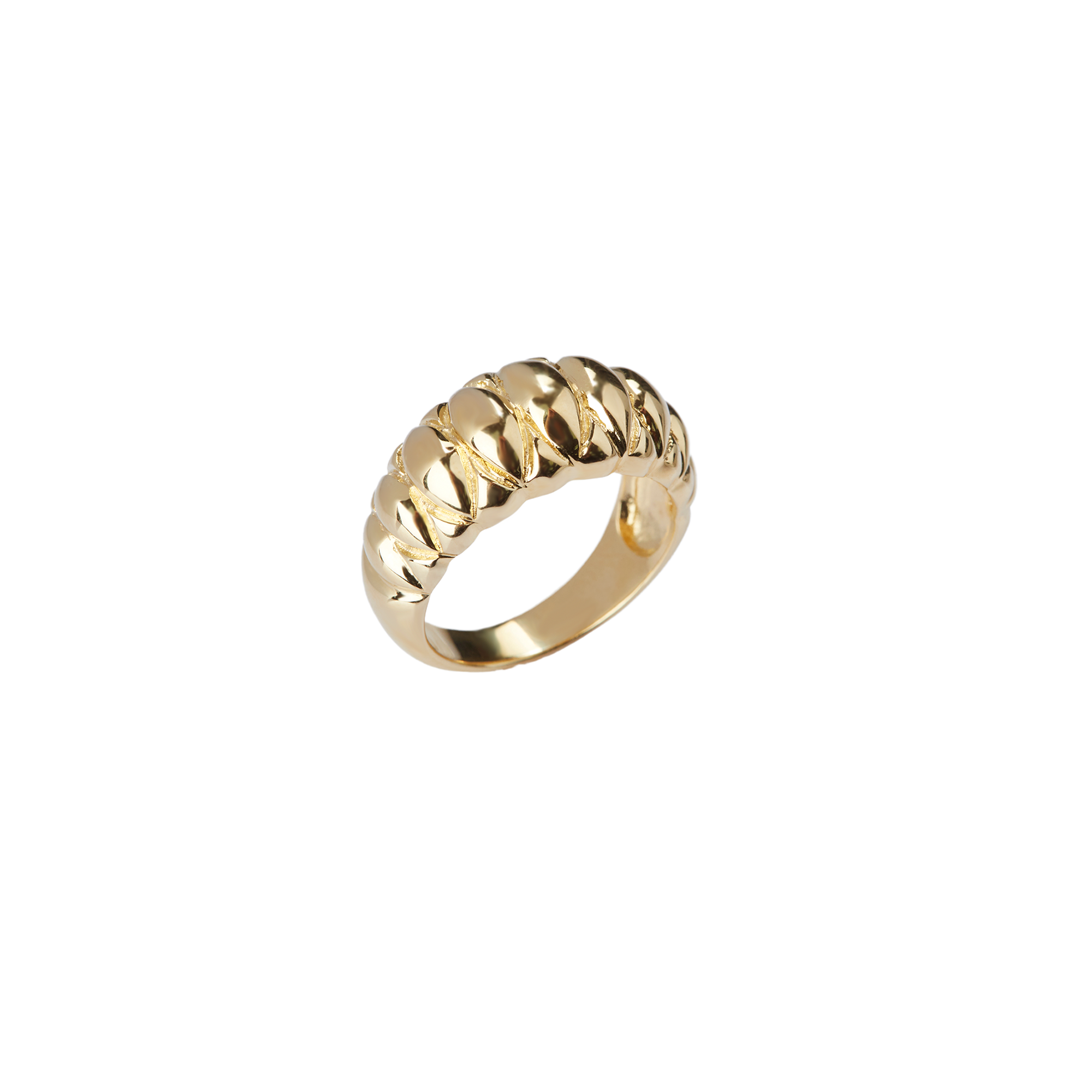 THE CRISS CROSS DOME RING
