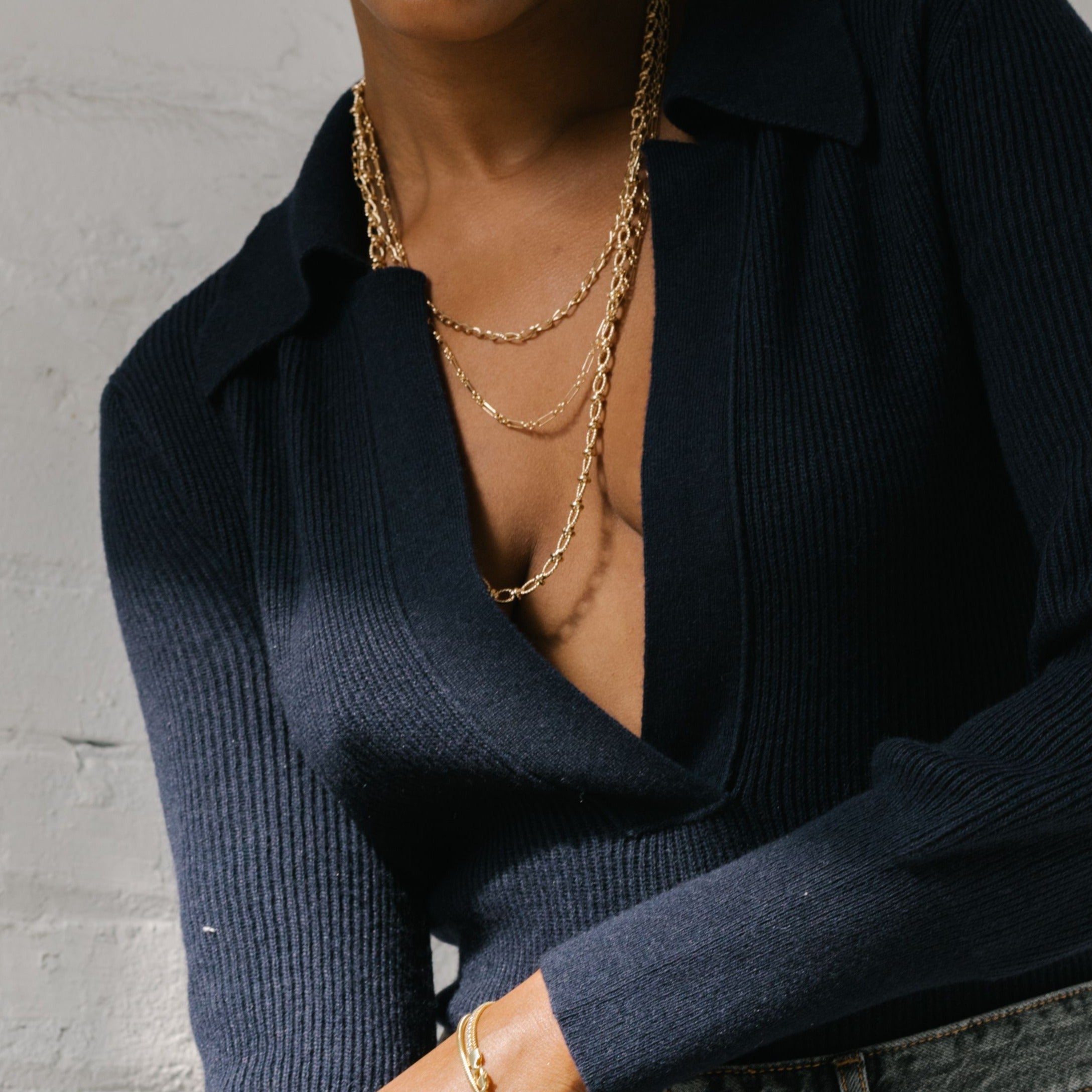 THE CELI TRIPLE LAYERED NECKLACE