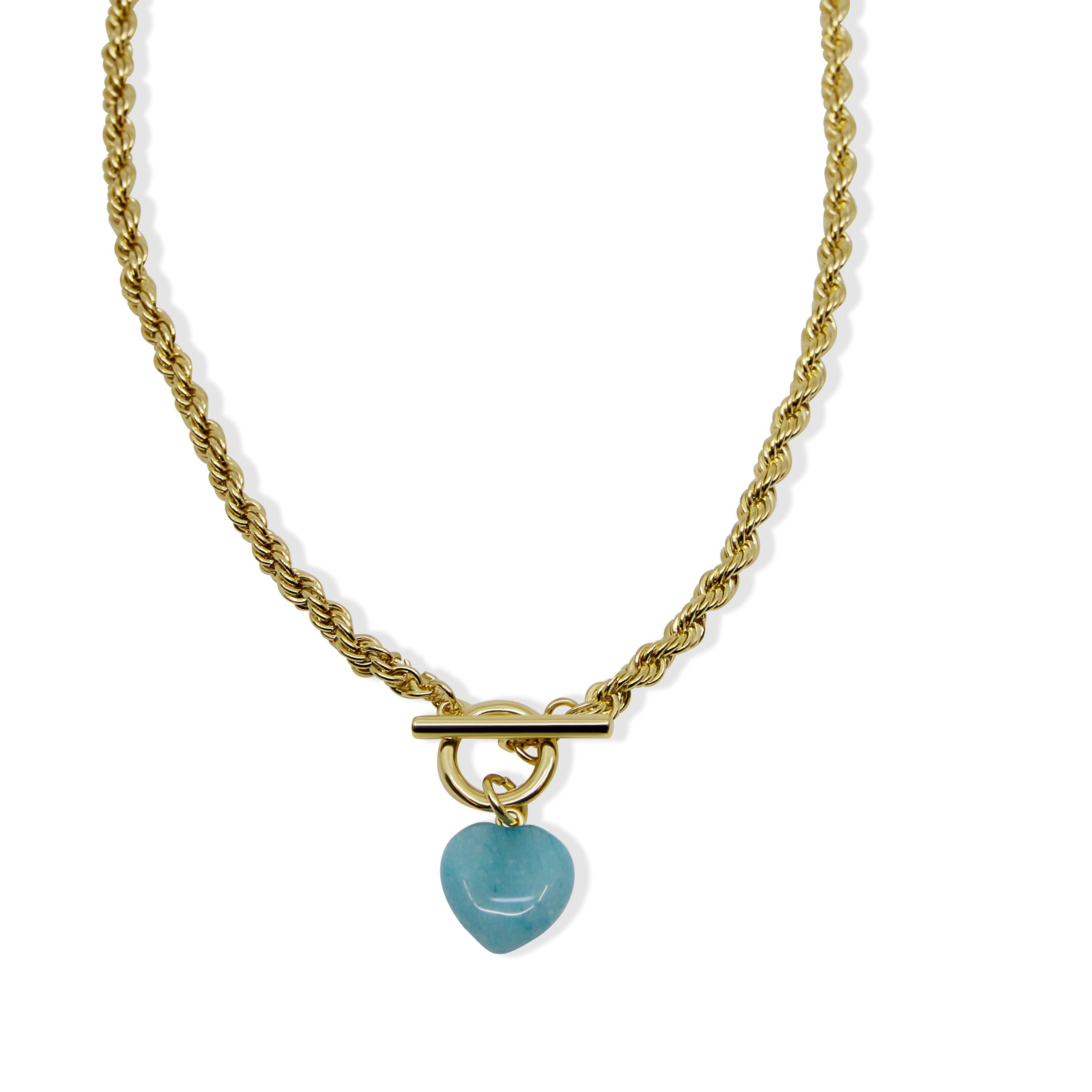 THE AQUA AMOUR ROPE NECKLACE