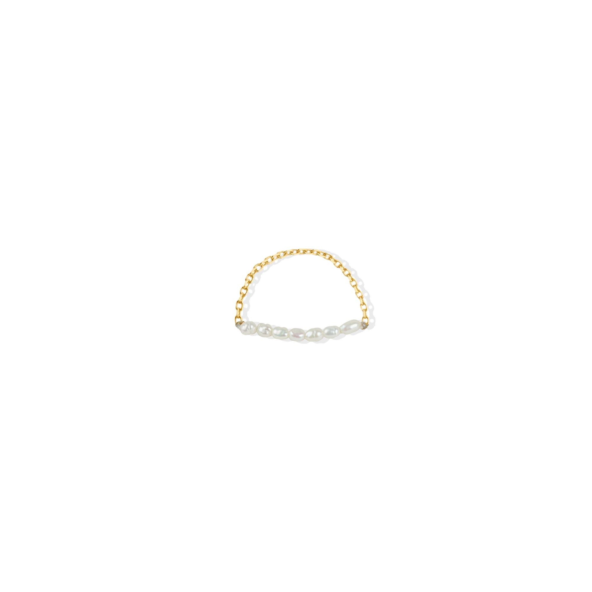 THE PEARL CHAIN RING