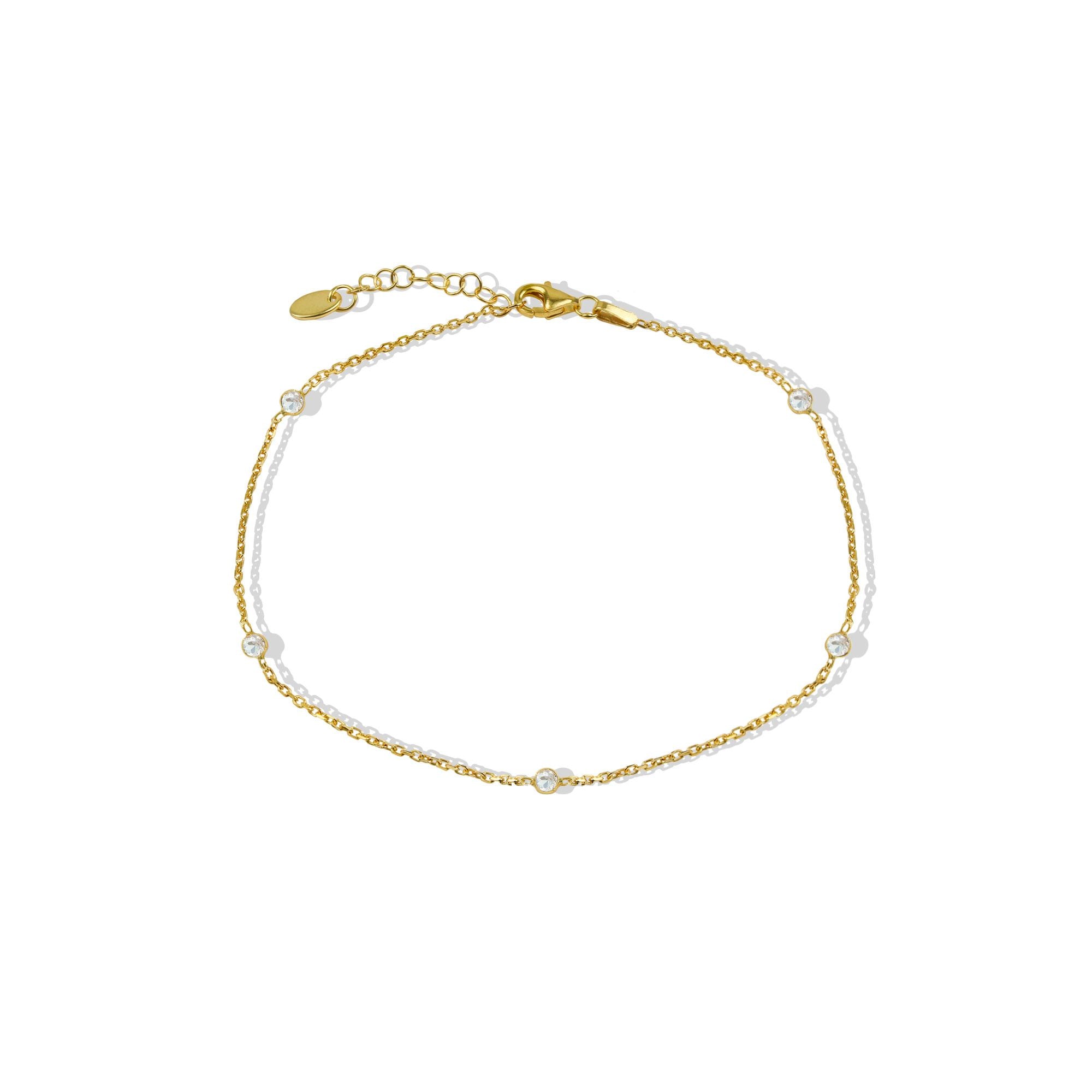THE ESSENTIAL CZ CIRCLE ANKLET