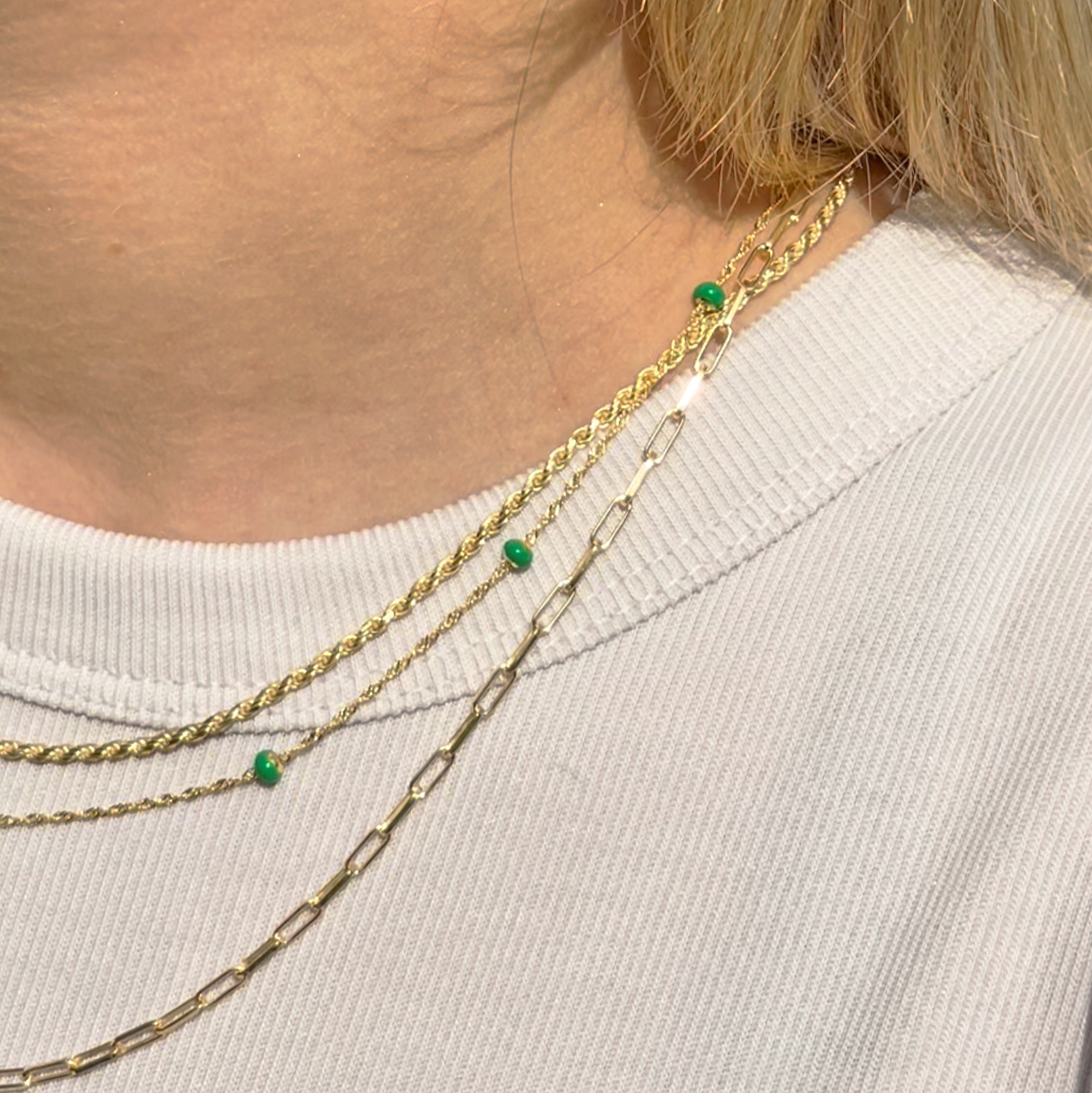 THE THIN PAPERCLIP NECKLACE