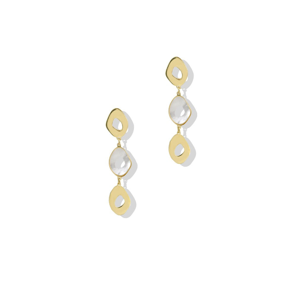 THE MOTHER OF PEARL DROP EARRING